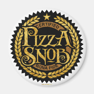 Imã Pizza Snob - amante de pizza engraçado