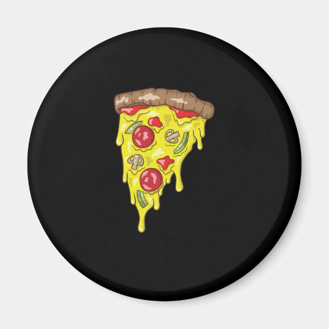 Imã Pizza Stück Salami (Frente)