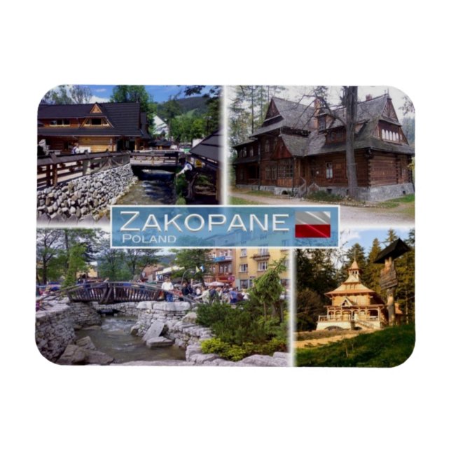 Ímã PL Polônia Polska - Zakopan - (Horizontal)