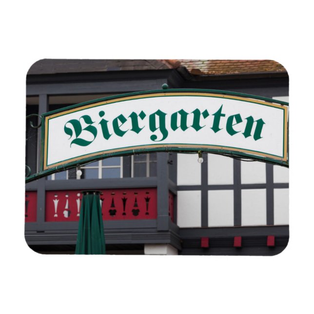 Ímã Placa de Biergarten, Alemanha (Horizontal)
