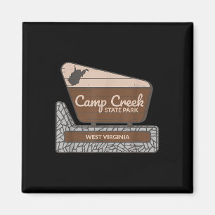 Imã Placa de Boas-Vindas ao Camp Creek State Park West