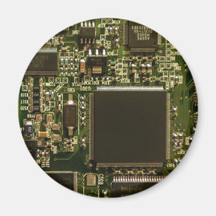 Imã Placa de Circuito Verde Macro   Foto de PCB