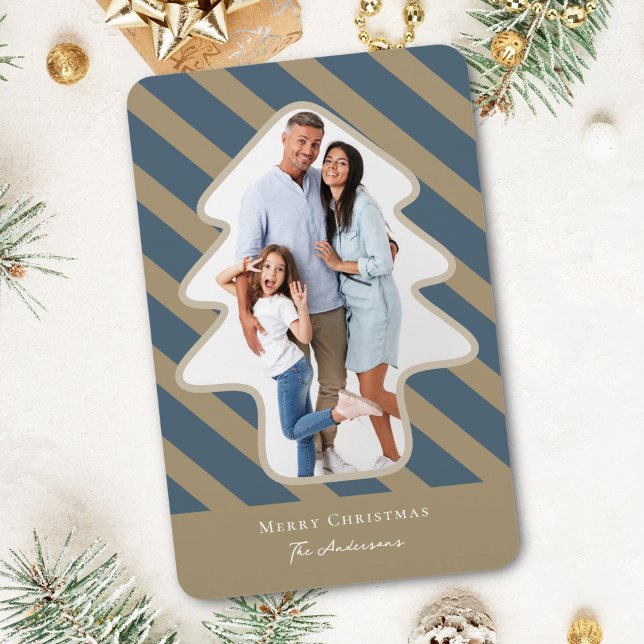 Ímã Placa de Feriado de Fotos em Forma de Pinheiros Wh (Criador carregado)