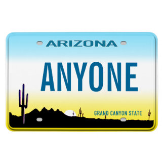 Ímã Placa de Licença de arizona (personalizada)