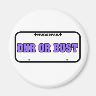 Imã Placa de Licença DNR ou Bust