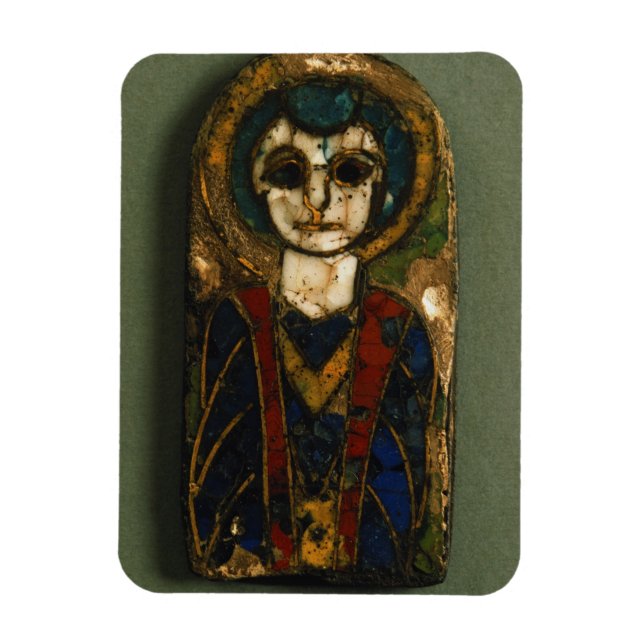 Ímã Placa fundida, que representa um Cristo ou um sant (Vertical)
