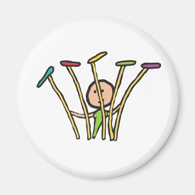 Imã Placa girando (Frente)