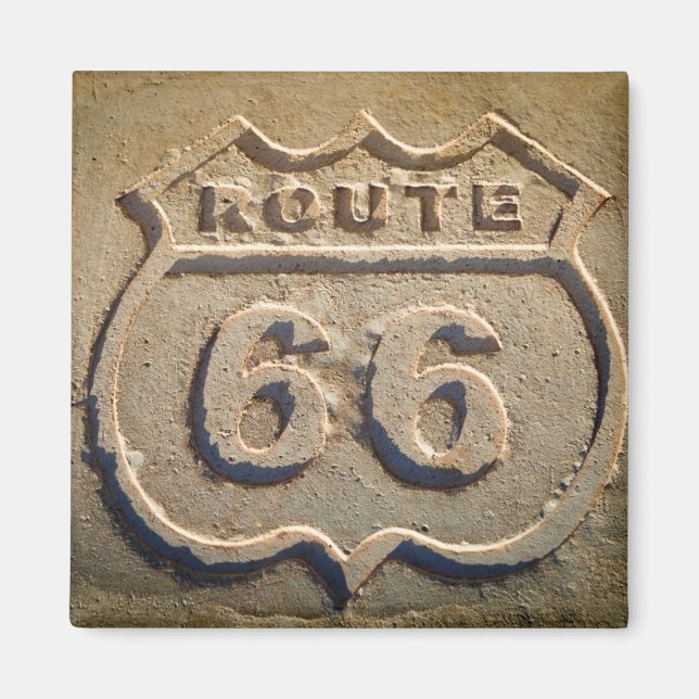Imã Placa histórica da Rota 66, Arizona (Frente)