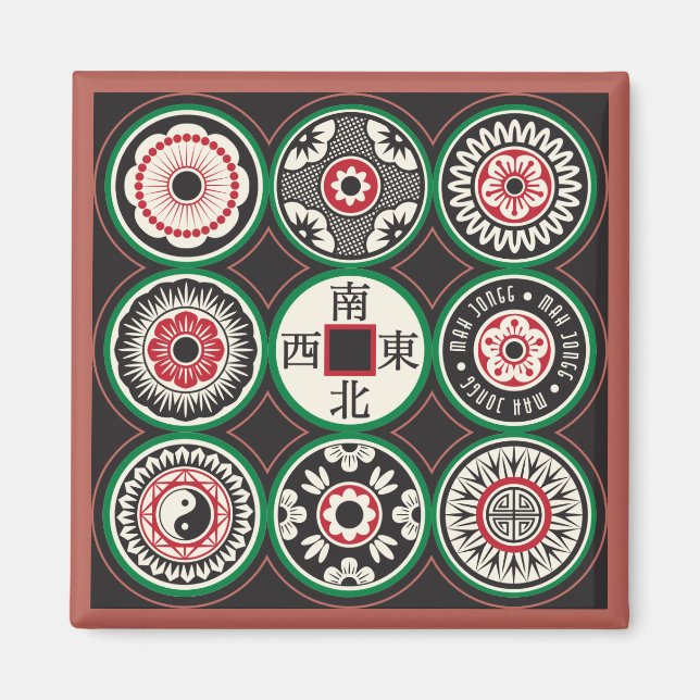 Imã Placa Magnet Mah Jongg One Dts (Frente)