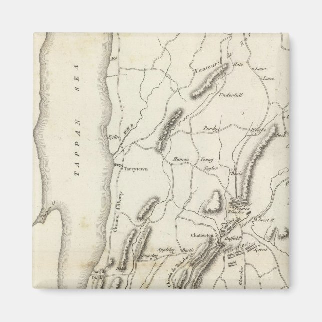 Imã Placas brancas e armas (Frente)