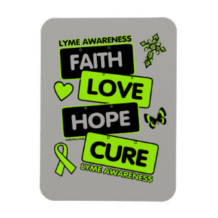 Ímã Placas de licença...Lyme