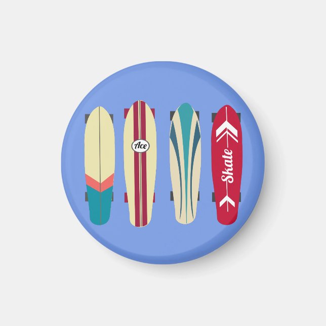 Imã Placas técnicas Vintage (Frente)