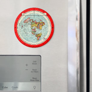 Imã Plana Terra Azimutal Mapa de Projeção