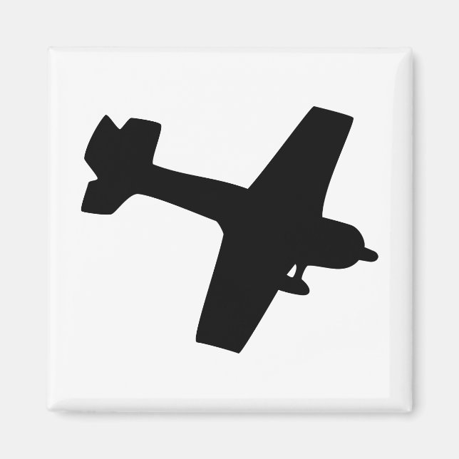Imã Plane Silhouette (Frente)