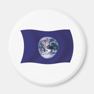 Imã Planet Earth Flag Magnet