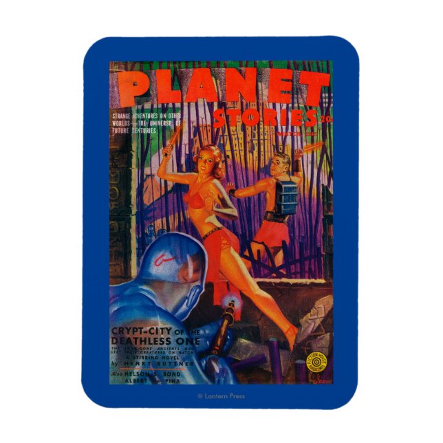 Ímã Planet Stories Magazine Cobrir 3 (Vertical)