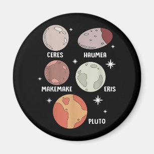 Imã Planeta Anão Solar Do Sistema Solar Exterior Para