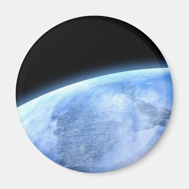 Imã planeta azul (Frente)