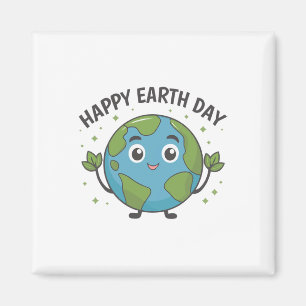 Imã Planeta Gelado Terra Dizendo Feliz Dia da Terra 1