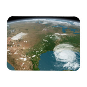Ímã Planeta Panorâmico Terra E Os Eua.