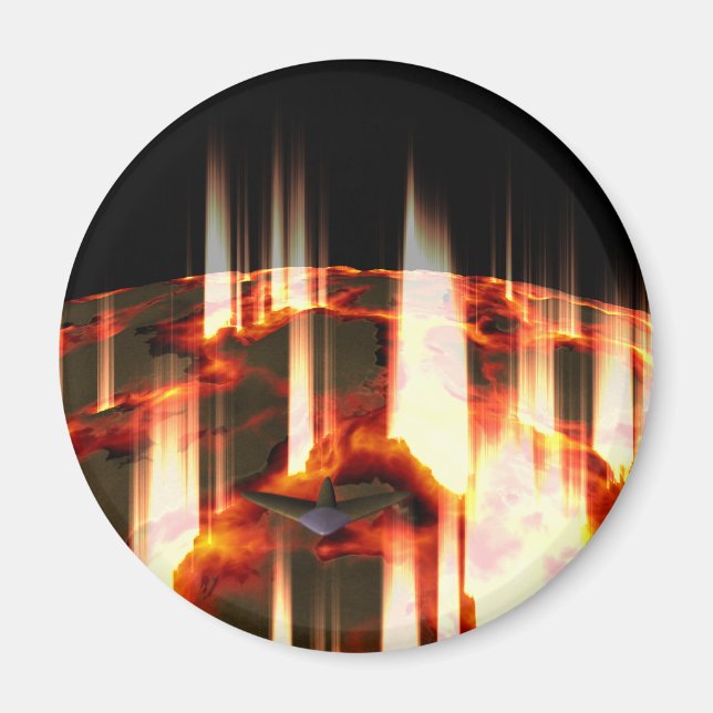 Imã planeta queimado (Frente)