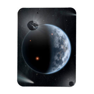 Ímã Planeta Semelhante À Terra Com Oceanos Revendo Sua