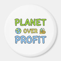 Planeta sobre Lucro - Magneta de Sustentabilidade
