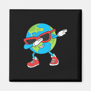 Imã Planeta Terra Dia de Aniversário Dab Groovy Dabbin