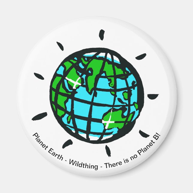 Imã Planeta Terra - Magnet (Frente)