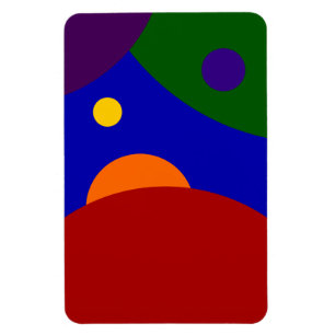 Ímã Planetas Arco-íris