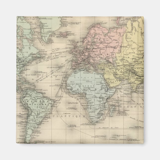 Imã Planisfera (Frente)