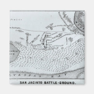 Imã Plano à terra da batalha de San Jacinto