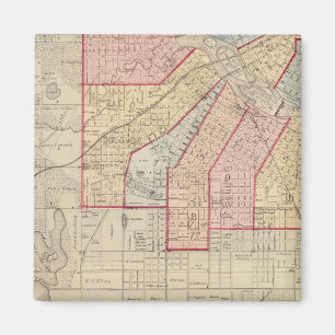 Imã Plano da Cidade de Minneapolis e Vizinhança