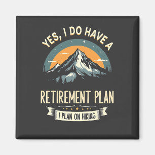 Imã Plano de aposentadoria caminhando Pai engraçado no