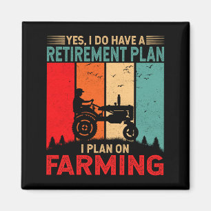 Imã Plano de aposentadoria Eu planejo cultivar Agricul