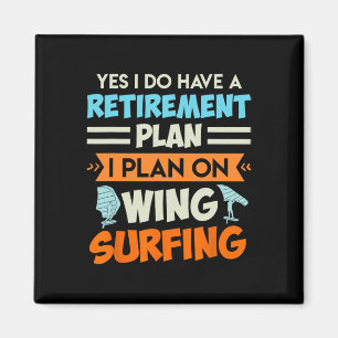 Imã Plano de aposentadoria Wing Surfing Wing Foil Wing