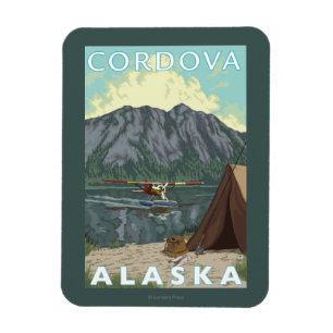 Ímã Plano de Bush & pesca - Cordova, Alaska
