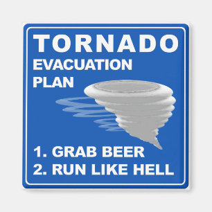Imã Plano de Evacuação de Tornado ;-)