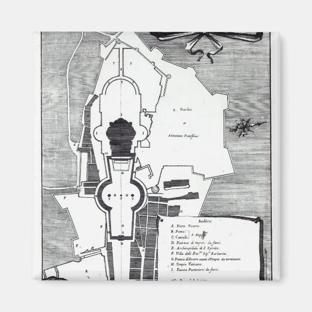 Imã Plano de fundo do Vaticano, Roma (Frente)