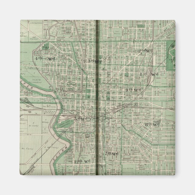 Imã Plano de Indianápolis (Frente)