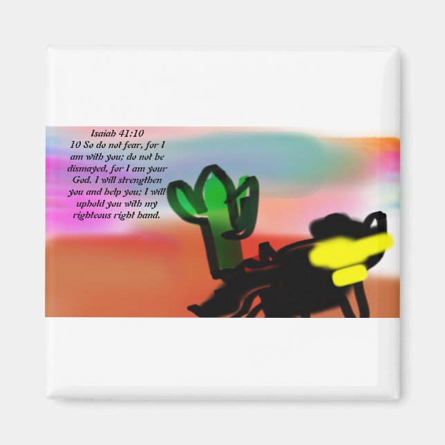 Imã plano jesus (Frente)