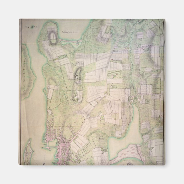 Imã Plano militar de Newport, 1777 (Frente)