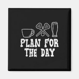 Imã Plano Para O Bebendo Do Café Lacrosse Beer Lax