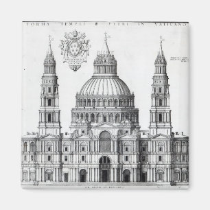 Imã Plano para St Peter, Roma, 1539