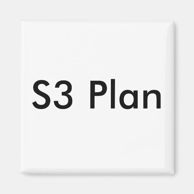 Imã Plano S3 (Frente)