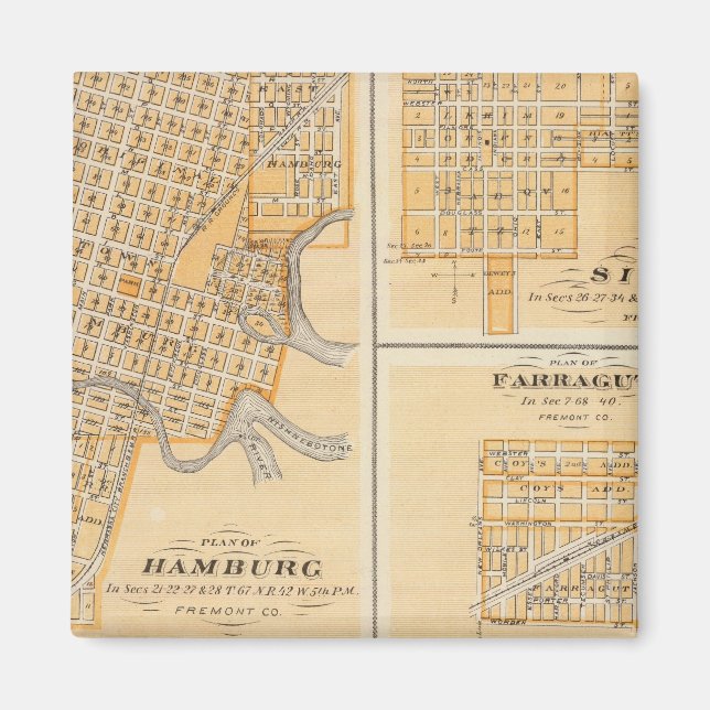 Imã Planos de Hamburgo, Sidney, Farragut (Frente)