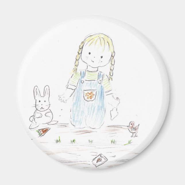 Imã Plantação de Meninas (Frente)