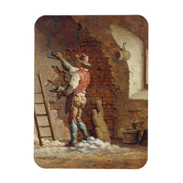 Ímã Plasterer, c.1807 (óleo no painel) (Vertical)