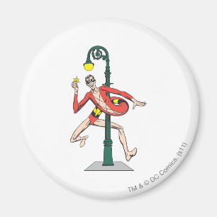 Imã Plastic Man Wraps Streetlamp