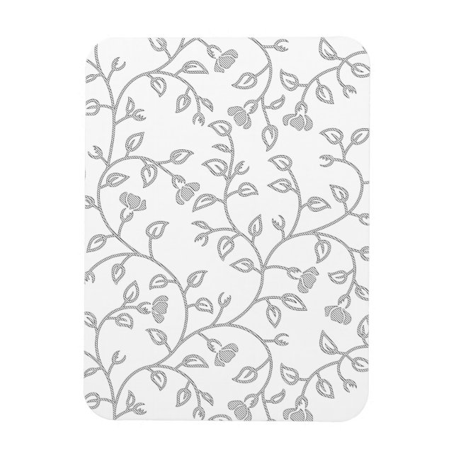 Ímã Platina, Deriva de Neve, Design Decorativo de Poei (Vertical)